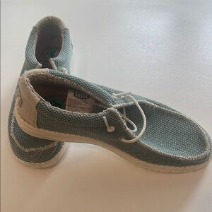Hey Dude Blue Loafers Wally Slip-Ons size 8 Never worn!